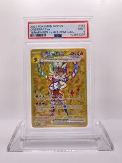 2024 POKEMON SVP EN-SV BLACK STAR PROMO #163 CINDERACE EX PSA 9 - Image 1