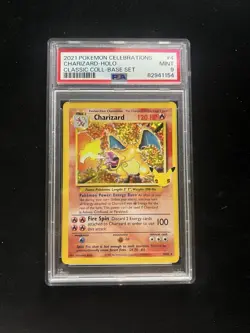 Pokemon 2021 Classic Collection Celebrations Charizard #4/102 PSA 9 - Image 1