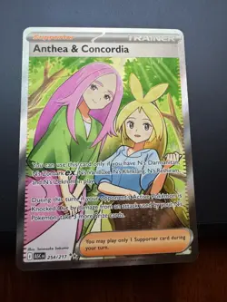 Anthea and Concordia 254/217 Ascended Heroes Pokemon TCG Full Art Trainer - Image 1