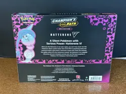 POKEMON CHAMPIONS PATH HATTERENE V COLLECTION BOX FACTORY SEALED - Image 2