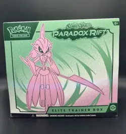 Pokemon Scarlet & Violet Paradox Rift (Iron Valiant) ETB Elite Trainer Box 820650854163 - Image 1