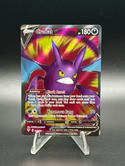 Crobat V 182/189 Full Art – Darkness Ablaze – Pokemon TCG Sword & Shield – NM - Image 1