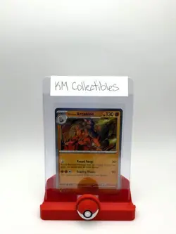 #100/167 Hisuian Arcanine Holo Rare - Pokemon Twilight Masquerade English NM - Image 3