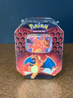 POKEMON HIDDEN FATES CHARIZARD GX FACTORY SEALED TIN - Image 1