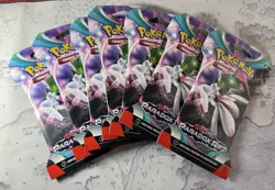 Pokemon TCG Paradox Rift Booster Packs New Factory Sealed Lot of 7 Packs - Image 1