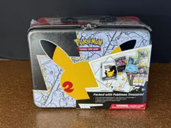 POKEMON CELEBRATIONS FACTORY SEALED COLLECTOR'S TREASURE CHEST LUNCH BOX - Image 1