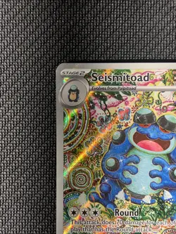 Pokemon TCG Seismitoad Illustration Rare Black Bolt 105/086 - Image 2