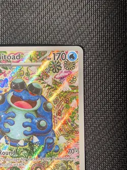 Pokemon TCG Seismitoad Illustration Rare Black Bolt 105/086 - Image 3
