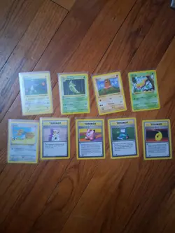 Pokemon TCG 1st Edition Shadowless Base Set Lot Of 9 - Image 1