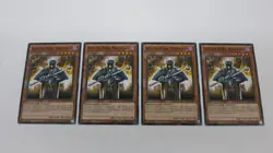 4x SKILLED DARK MAGICIAN YGLD-ENC19 UNLIMITED EDITION COMMON YUGIOH NM UNPLAYED - Image 1