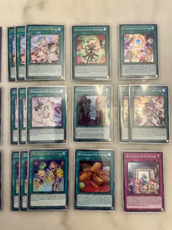 *Yugioh High Rarity Foil Witchcrafter Deck Core & Sleeves* - Image 3