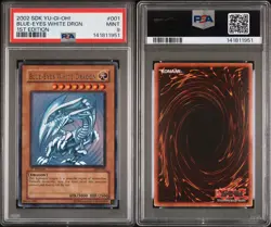 Yu‑Gi‑Oh! Blue-Eyes White Dragon SDK-001 NA 1st Edition PSA 9 (NEW cert) - Image 3