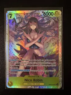 Nico Robin SR EB03-055 One Piece TCG NM - Image 1