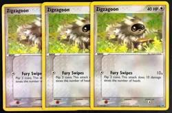 3X Pokemon Card Zigzagoon Latios Trainer Kit 7/10 LIGHTLY PLAYED Non-Holo TCG!!! - Image 1