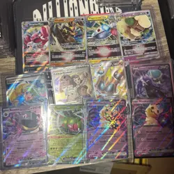 HUGE Pokemon Card Lot Full Art Bundle 12 total full art ex V Pokemon cards - Image 1