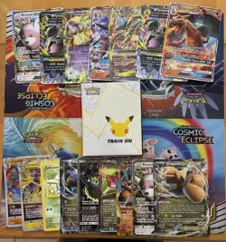Pokemon Card Lot Full Art Alt Art Jumbo Charizard Snorlax Tyranitar 52 Cards - Image 1