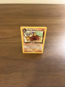 Pokemon Dark Dugtrio TCG Non Holo Rare Unlimited Card 23/82 Vintage - Image 4