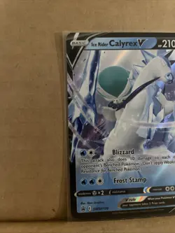 Ice Rider Calyrex V SWSH130 SWSH: Sword & Shield Promo Card Holo - Image 5