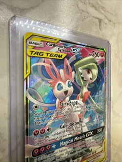Pokemon TCG Gardevoir & Sylveon GX Holo Card 130/214 Unbroken Bonds - Image 4
