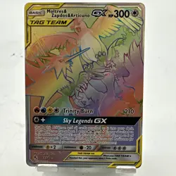 2019 Pokemon TCG Hidden Fates Moltres Zapdos Articuno Card 69/68 Mint Near Mint - Image 1