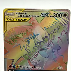 2019 Pokemon TCG Hidden Fates Moltres Zapdos Articuno Card 69/68 Mint Near Mint - Image 3
