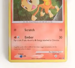 Chimchar DP02 Diamond and Pearl Promos LP English Pokemon Card - Image 3