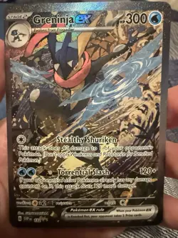 Pokemon TCG Greninja EX Black Star Promo Shrouded Fable SVP132 Mint/Nm Card - Image 1