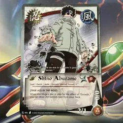 Shonen Jump Naruto CCG Curse of the Sand - Shino Aburame 092 Card Game TCG - Image 1
