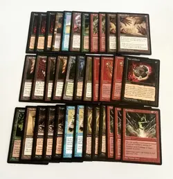 MTG Visions Card Lot 150+ Vintage 1997 Necromancy Fireblast Impulse - Image 1