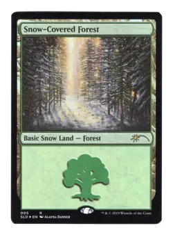 MTG Snow-Covered Forest (5/3004) Secret Lair Drop Series NM FOIL - Image 1