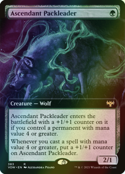 MTG Ascendant Packleader Extended Art Foil ** Innistrad: Crimson Vow ** English - Image 1