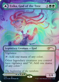 MTG Esika, God of the Tree // The Prismatic Bridge Borderless Foil ** sld ** En - Image 1