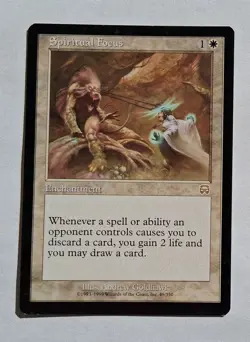 Magic MTG - Spiritual Focus - Mercadian Masques - LP - Image 1