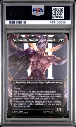2025 MTG SEPHIROTH FABLED SOLDIER/SEPHIROTH ONE-WINGED ANGEL PSA 10 - Image 2