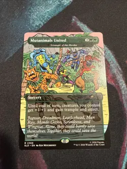 Mutanimals United - Triumph of the Hordes Secret Lair 2366 MTG Regular Non-foil - Image 1