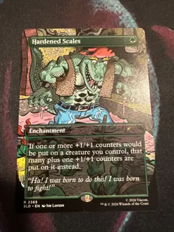 Hardened Scales Secret Lair TMNT Totally Tublair 2365 MTG FULL ART NON-FOIL - Image 1