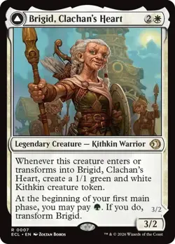 MtG Brigid, Clachan's Heart R 0007 Lorwyn Eclipsed Regular Rare - Image 1