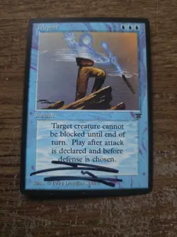 Teleport Artist Proof SIGNED By Douglas Shuler Mtg - Image 1