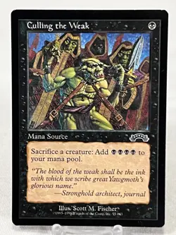 Culling the Weak - Exodus Regular ~LP~ Magic The Gathering MTG - Image 1