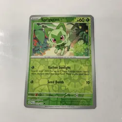 Sprigatito 12/193 - Reverse Holo - Paldea Evolved - Pokemon Card - Image 1