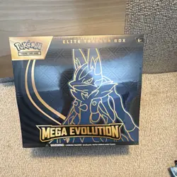 Pokemon Mega Evolution Elite Trainer Box 2023 Lucario English TCG - Image 1