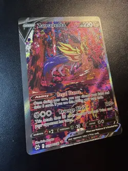 Pokemon TCG Zamazenta V GG54/GG70 Crown Zenith Galarian Gallery Card Off Center - Image 3