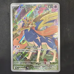 Zacian 100/094 Full Art Illustration Rare – Pokemon TCG PFL EN 2025 – NM🔥 - Image 1