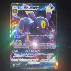 Pokemon TCG Umbreon GX Sun & Moon Base Set 80/149 Holo Ultra Rare - Image 1