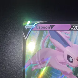 Pokemon TCG Espeon V SWSH Black Star Promos SWSH201 Holo Promo Rare - Image 2