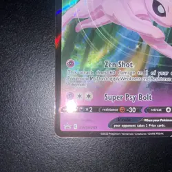 Pokemon TCG Espeon V SWSH Black Star Promos SWSH201 Holo Promo Rare - Image 3