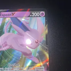 Pokemon TCG Espeon V SWSH Black Star Promos SWSH201 Holo Promo Rare - Image 5
