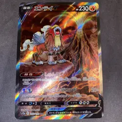 Entei V 213/172 S12a: Vstar Universe Holo (Japanese) FULL ART Rare NM Pokemon - Image 1