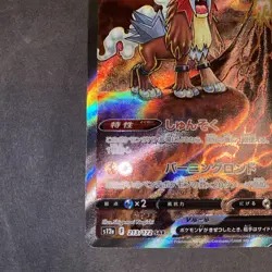 Entei V 213/172 S12a: Vstar Universe Holo (Japanese) FULL ART Rare NM Pokemon - Image 3