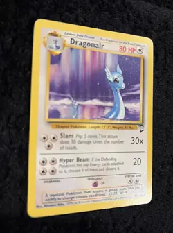Pokemon Dragonair 22/130 Rare Non-Holo Card 1999 Base Set 2 NM - Image 2